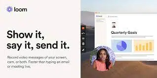 Digital resources: Loom. Show it, say it, send it. Record video messages of your screen, cam, or both. Faster than typing an email or meeting live.