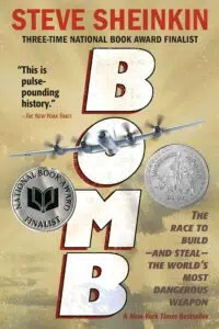 Bomb, written by three-time National Book Award finalist, Steve Sheinkin, recounts the race to build--and steal--the world's most dangerous weapon. It is one of our long-time favorite war books for teens to recommend. 