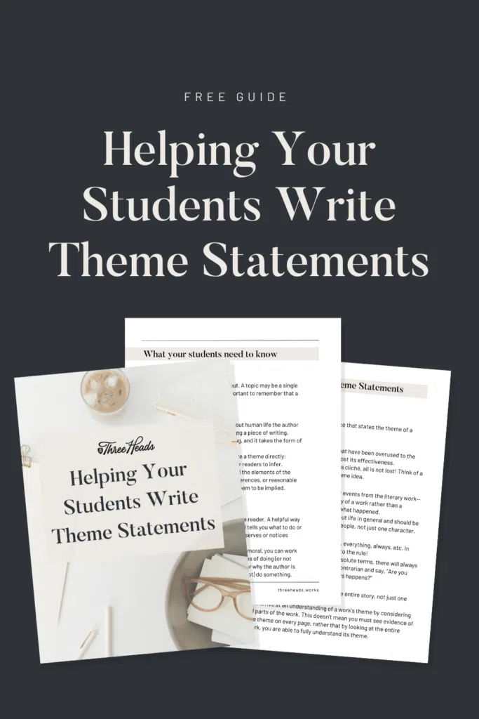 Blog - In the Classroom - Are You Teaching Theme Effectively? - teaching theme