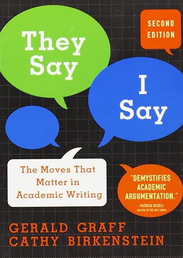 Book cover They Say/I Say