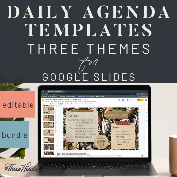 Blog - Classroom Management - Classroom Organization Tip: Use a Daily Agenda Template - classroom organization