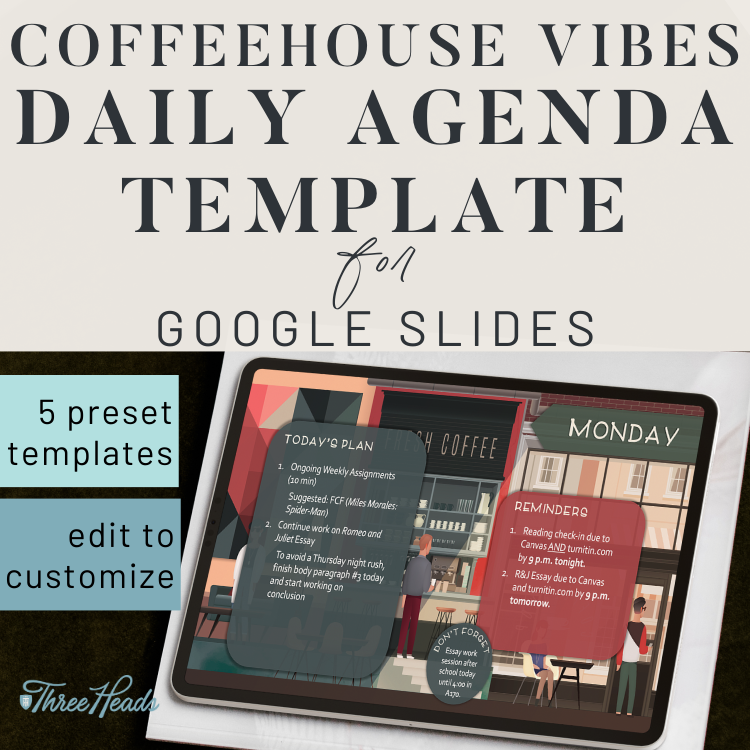 Blog - Classroom Management - Classroom Organization Tip: Use a Daily Agenda Template - classroom organization