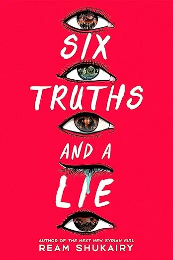 Book cover: Five eyes. One closed with tear dripping, four with various scenes reflected in irises.