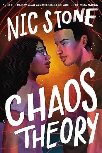 Book cover a teen boy and girl facing toward each other, gazing into the other's eyes.