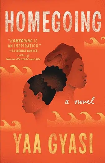 Book cover image of two women facing opposite directions, surrounded by waves.
