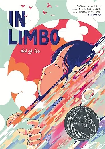 Book cover illustration of Deb JJ Lee laying horizontally in water, only face emerging from water. Youth Literature Honor Book award seal from Asian/Pacific American Librarians Association.