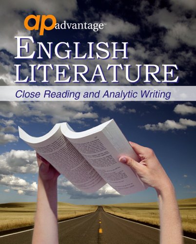 AP Advantage English Literature: Close Reading and Analytic Writing by Barbara Bloy workbook cover.
